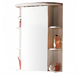 Шкаф зеркальный Акватон Кристалл 1A000102KS01R 65 см правый