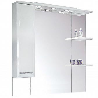 Шкаф зеркальный Акватон Эмили 1A008602EM01L 105 см левый