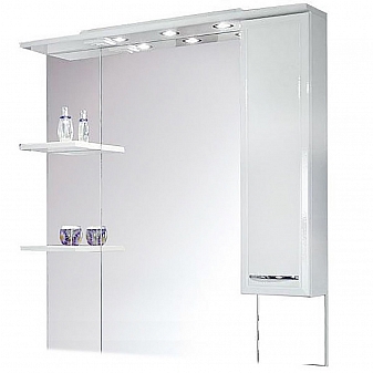 Шкаф зеркальный Акватон Эмили 1A008602EM01R 105 см правый