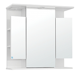 Шкаф зеркальный Style Line Эко Стандарт Валенсия 75 см