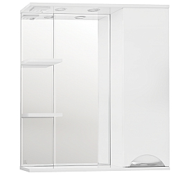 Шкаф зеркальный Style Line Жасмин 75 см с подсветкой