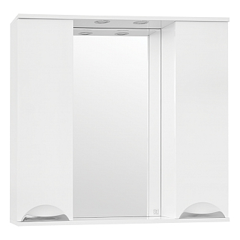 Шкаф зеркальный Style Line Жасмин 90 см с подсветкой