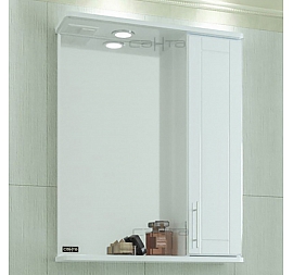 Шкаф зеркальный Санта Дублин 123002 60 см правый