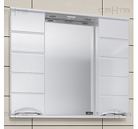 Шкаф зеркальный Санта Родос 106017 80 см