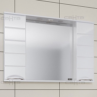 Шкаф зеркальный Санта Родос 106018 100 см