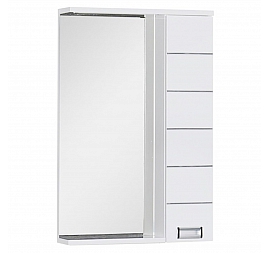Шкаф зеркальный Aquanet Доминика 55 см белый