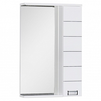 Шкаф зеркальный Aquanet Доминика 55 см белый