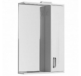 Шкаф зеркальный Aquanet Рондо 60 см белый