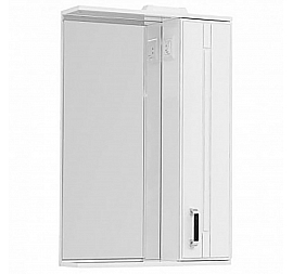 Шкаф зеркальный Aquanet Рондо 60 см белый антик