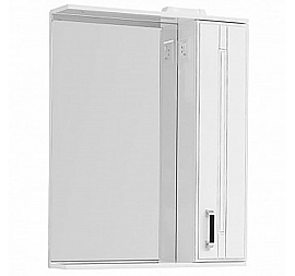 Шкаф зеркальный Aquanet Рондо 70 см белый антик