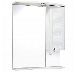 Шкаф зеркальный Runo Милано 65 см