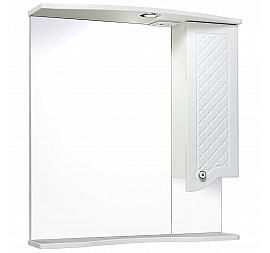 Шкаф зеркальный Runo Милано 75 см