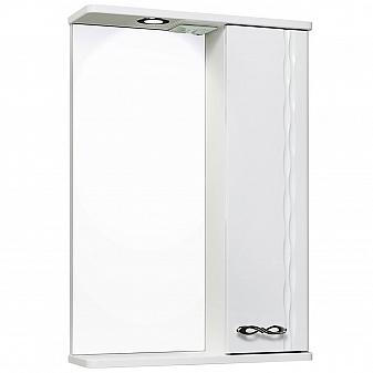 Шкаф зеркальный Runo Лотос 50 см