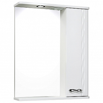 Шкаф зеркальный Runo Лотос 60 см