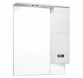 Шкаф зеркальный Runo Турин 65 см