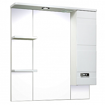 Шкаф зеркальный Runo Турин 75 см