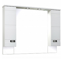 Шкаф зеркальный Runo Турин 105 см