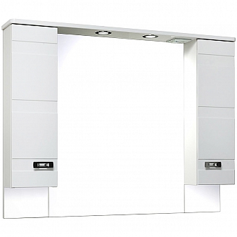 Шкаф зеркальный Runo Турин 105 см