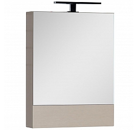 Шкаф зеркальный Aquanet Нота 50 см светлый дуб