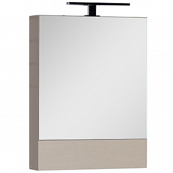 Шкаф зеркальный Aquanet Нота 50 см светлый дуб