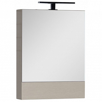 Шкаф зеркальный Aquanet Нота 58 см светлый дуб