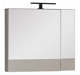 Шкаф зеркальный Aquanet Нота 75 см светлый дуб