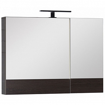 Шкаф зеркальный Aquanet Нота 90 см венге