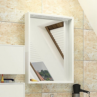 Шкаф зеркальный Акватон Фабиа 1A172302FBB50 65 см