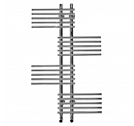 Полотенцесушитель Terminus Европа П36 6-6-6-6-6-6 160х90 см 36 перекладин