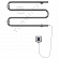 Полотенцесушитель электрический Terminus М-образный 37.5х60 см