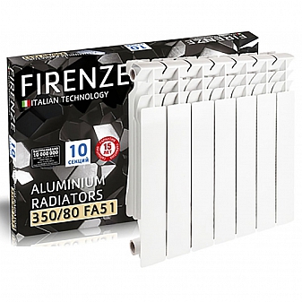 Радиатор алюминиевый Firenze FA50 350x80 6 секций