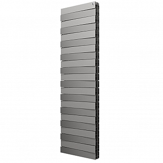 Радиатор биметаллический Royal Thermo Pianoforte Tower 18 секций Silver Satin