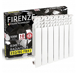 Радиатор биметаллический Firenze FB40 350x80 6 секций
