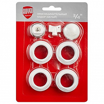 Универсальный монтажный комплект для радиаторов отопления Royal Thermo 3/4" белый