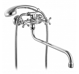 Смеситель для ванны Milardo Bosfor BO270BW4K+W21 MI