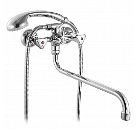 Смеситель для ванны Milardo Bering BE270BW6K+W21 MI