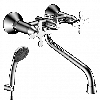 Смеситель для ванны Lemark Duetto LM5751C