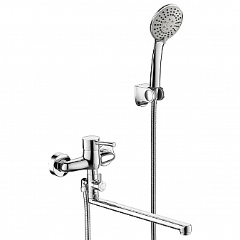 Смеситель для ванны Bravat Slim F6332366CP-01L-RUS