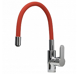 Смеситель для кухни Aquanet Kitchen FF6239-red