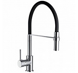 Смеситель для кухни Aquanet Kitchen FF6215-black