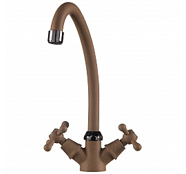 Смеситель для кухни Rossinka Y02-71-Beige бежевый