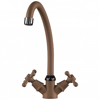 Смеситель для кухни Rossinka Y02-71-Beige бежевый