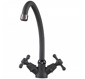 Смеситель для кухни Rossinka Y02-71-Gray серый