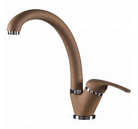 Смеситель для кухни Rossinka Y35-23-Beige бежевый