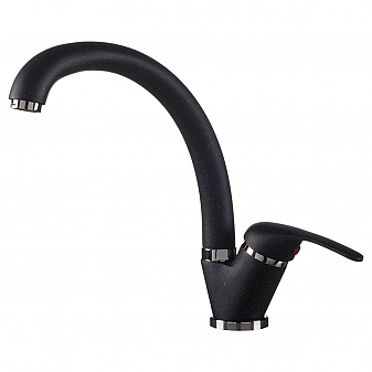 Смеситель для кухни Rossinka Y35-23-Black черный
