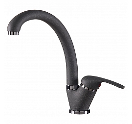 Смеситель для кухни Rossinka Y35-23-Gray серый