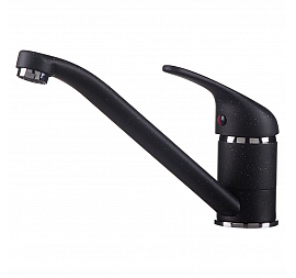 Смеситель для кухни Rossinka Y40-21-Black черный