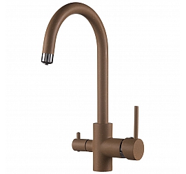 Смеситель для кухни Rossinka Z35-28-Beige бежевый