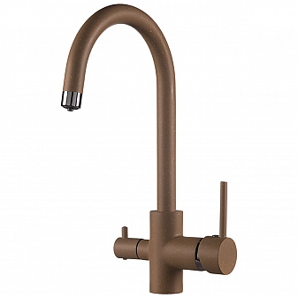 Смеситель для кухни Rossinka Z35-28-Beige бежевый