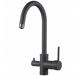 Смеситель для кухни Rossinka Z35-28-Gray серый